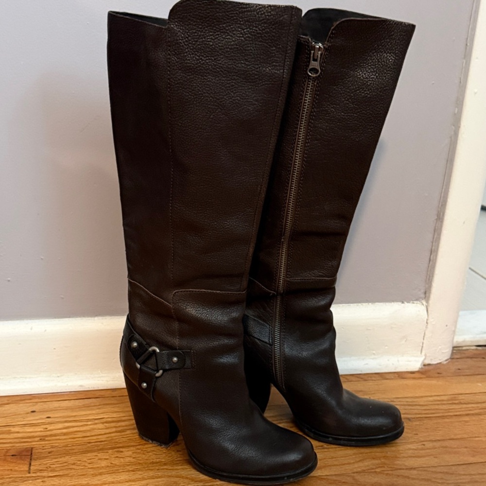 Kork-Ease Brown Knee-High Women's Boots